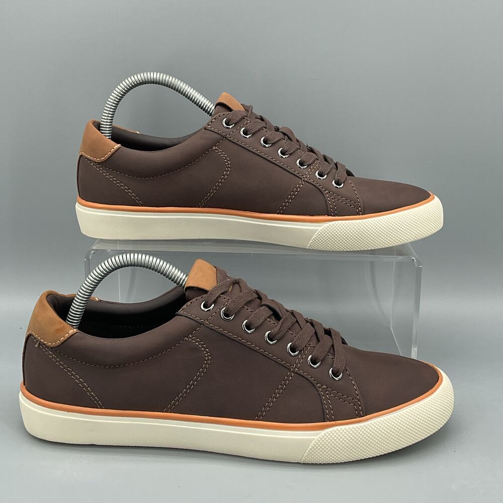 NEW Club Room Men’s Dominic Tennis Style Sneakers Brown Size 8M